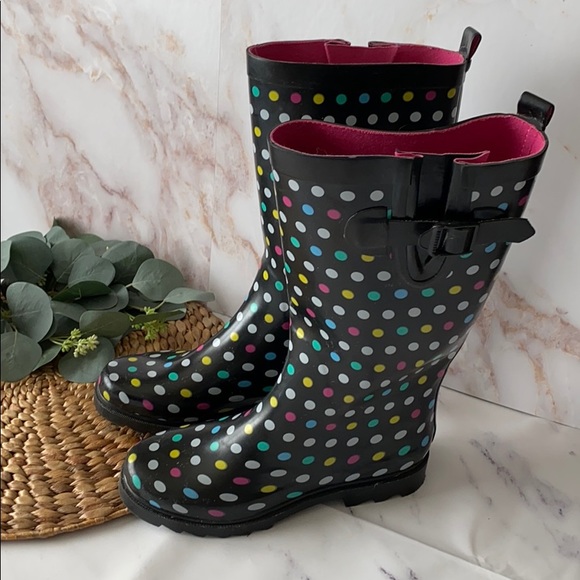 Capelli of New York Shoes - Capelli New York - polka dot rain boots